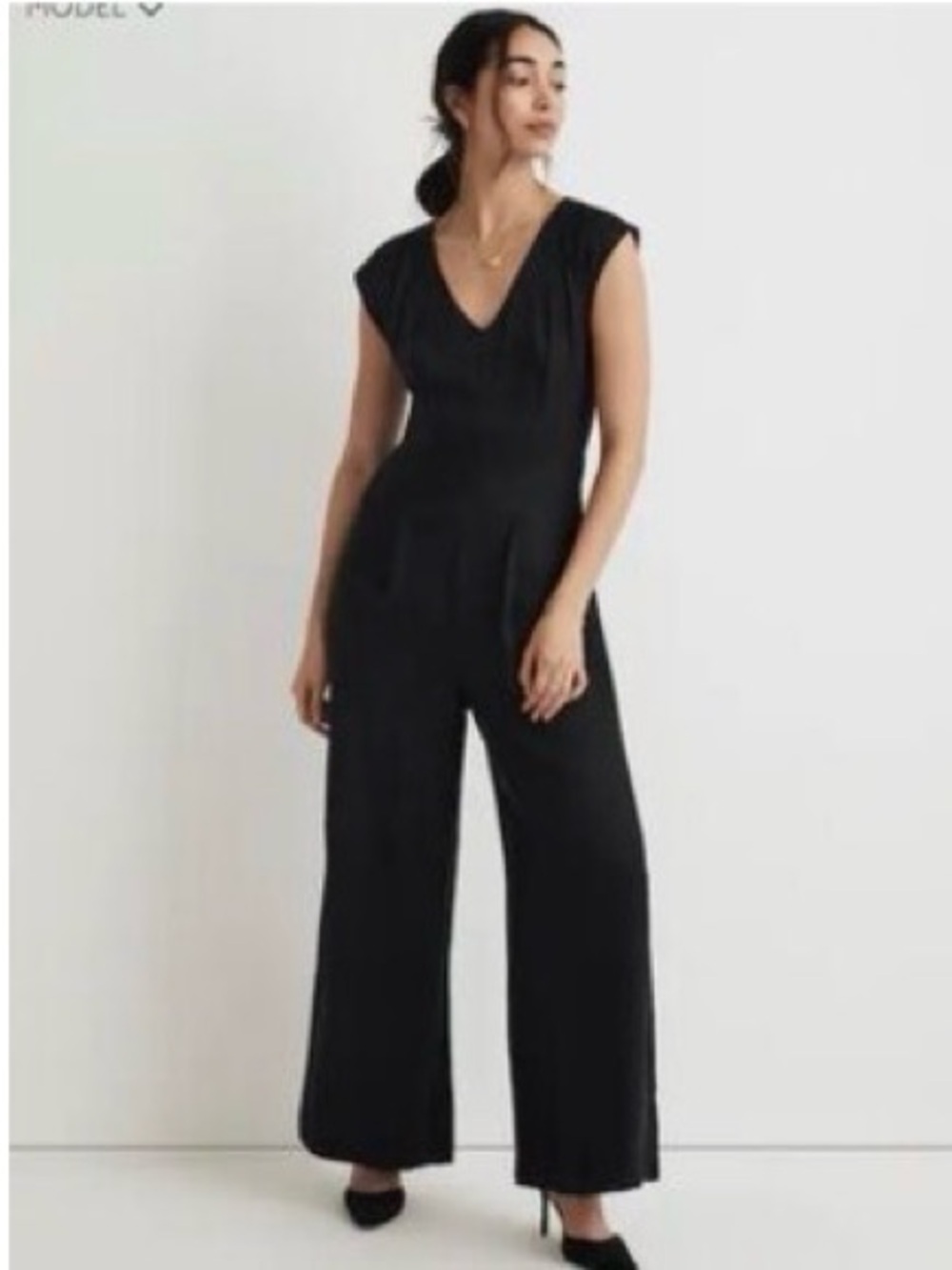 Madewell Vneck WideLeg jumpsuit